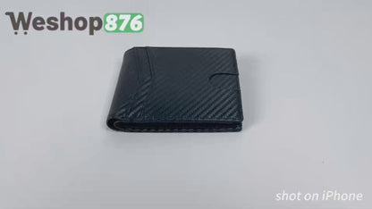 Wallet for Men Slim Rfid Leather, Black