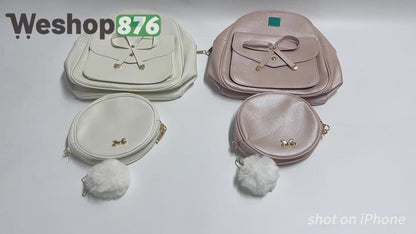 Mini Backpack Purse for Women - 3-Piece Set