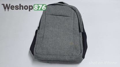 Laptops Backpack with USB Charging Port 18 Inch, Gray