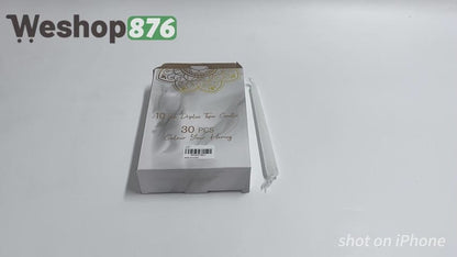 Ivory Taper Candles 10 inch(H) Dripless 30 Units