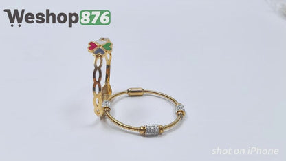 2-Piece 18K Gold-Plated Necklaces Set - Taurus and Capricorn