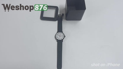 Women's Quartz Watch Silicone Strap, Black