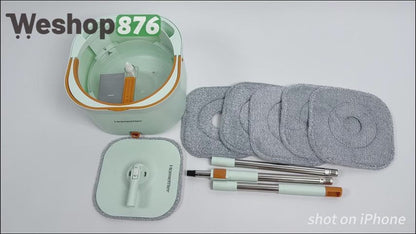 Spin Mop and Bucket Set with Detachable Inner Mop Bucket