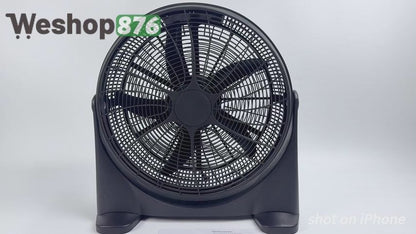 Air Circulator Floor Fan, Black
