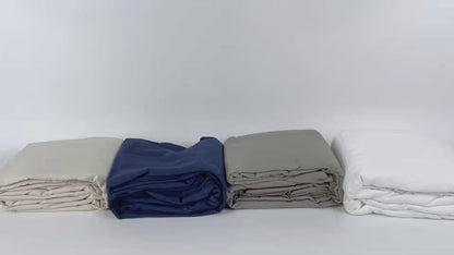 Brushed Microfiber Basic Bedding King Sheet Set (4 Color Option:White, Navy Blue, Gray, Beige,4 Size Option: TWIN, FULL, QUEEN, KING, )