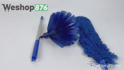 15-100 Inch Long Aluminum Telescoping Rod with 2 Duster Heads