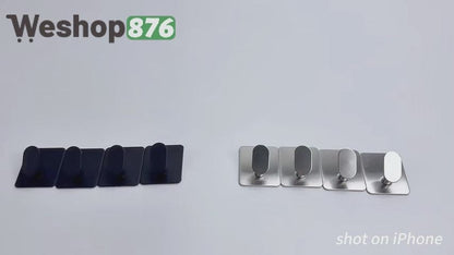 4 Packs Metal Adhesice Towel Hooks