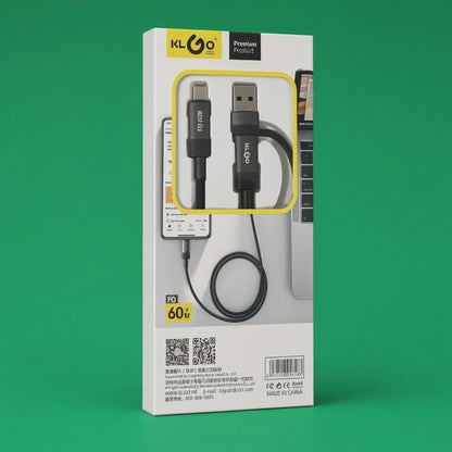 KLGO 2-in-1 USB + Type-C to Type-C Cable PD 60W | Model S-693
