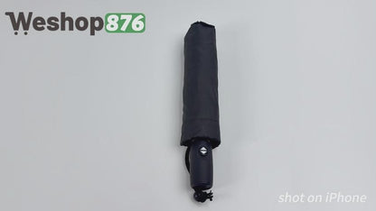 Strongest Windproof Travel Umbrella 21 Inch, Black