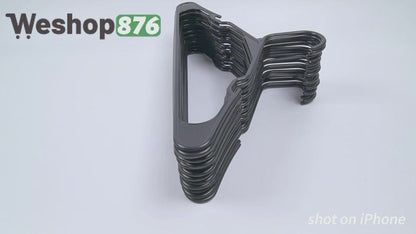 Plastic Clothes Hangers 20 Units (2 Color Options)