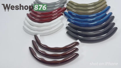 Carbon Fiber Steering Wheel Cover 3PCS Set