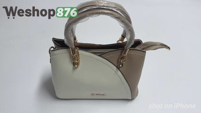 Faux Leather Shoulder Bag Handbag for Women, Khaki