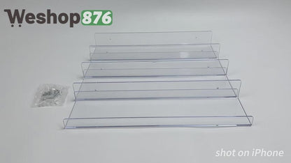 Acrylic Shelves for Wall Storage 4 Units