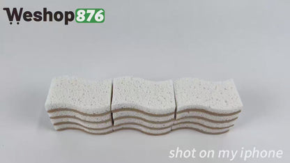 Biodegradable Compostable Cellulose and Coconut Scrubber Sponge 12 Units