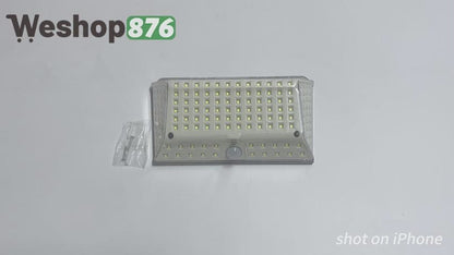 Motion Sensor Solar Powered Outdoor Wall Light
