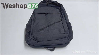 Laptops Backpack with USB Charging Port 18 Inch, Black