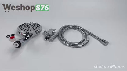 High Pressure 10-mode Handheld Shower Head