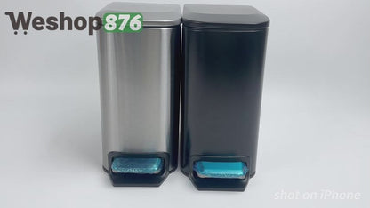 Stainless Steel Trash Can with Lid Soft Close 6L  / 1.6 Gallon (2 Color Options)