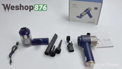 Handheld Car Vacuum Cleaner, Blue