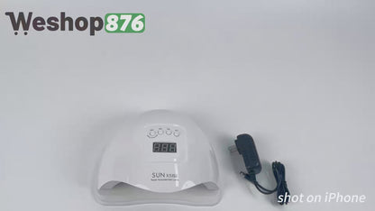120W LED Nail Lamp Light Dryer, White