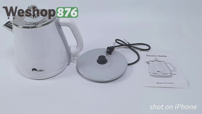 Double Layer Electric Kettle 1.8L, White
