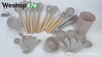 33-Piece Kitchen Cooking Utensils Set (2 Color Options)