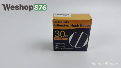 Adhesive Hook Loop Tape 1 Inch x 30 Feet