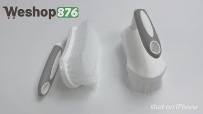Scrub Brushes for Cleaning 2 Units, Gray