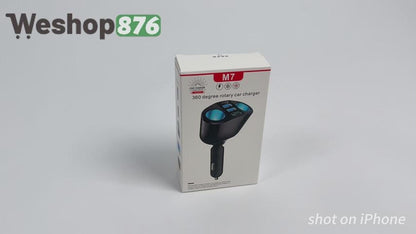 QC3.0+2.4A+PD Multi Ports Cigarette Lighter USB Charger