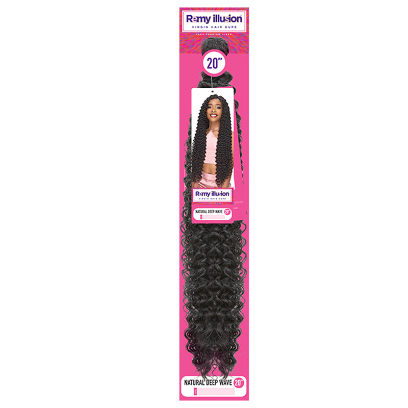 3 Pack, Jan-Remy Illusion Deep Wave Natural Natural 20"