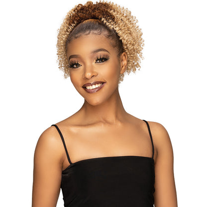 3 Pack, Jan- REMY ILLUSION PONY COILY Tangerine