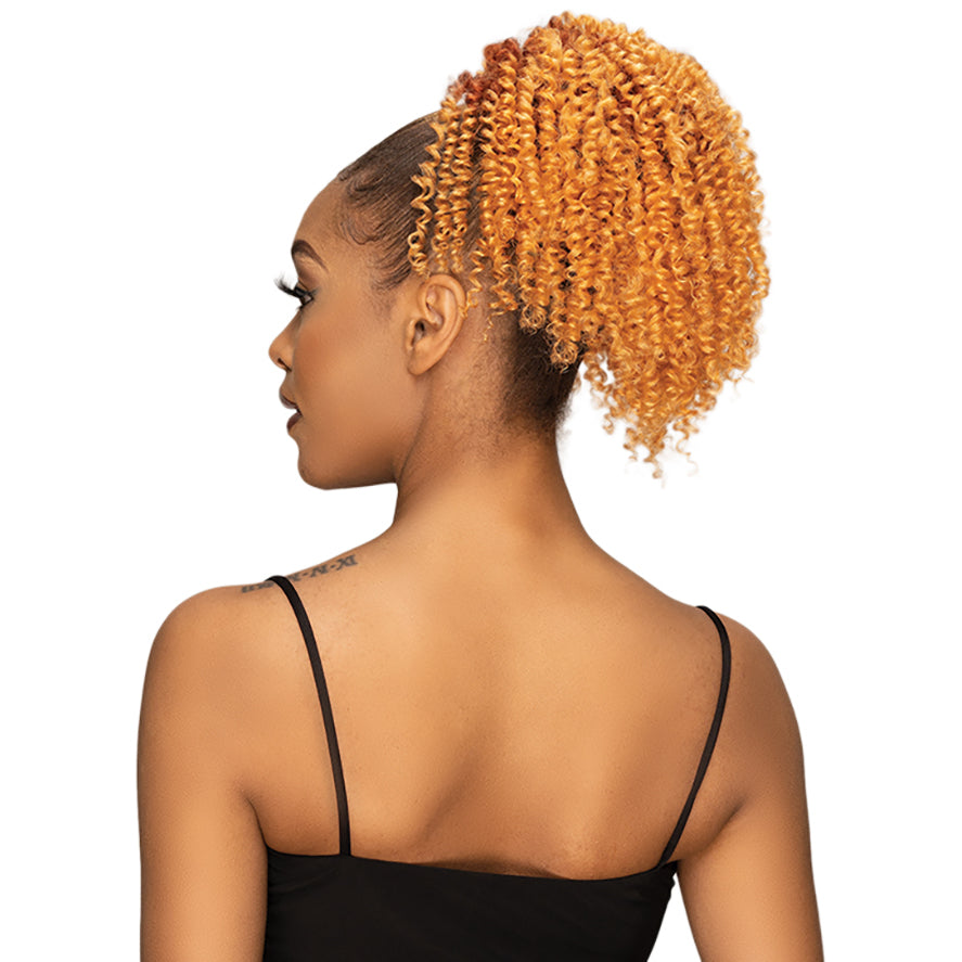 3 Pack, Jan- REMY ILLUSION PONY COILY Tangerine