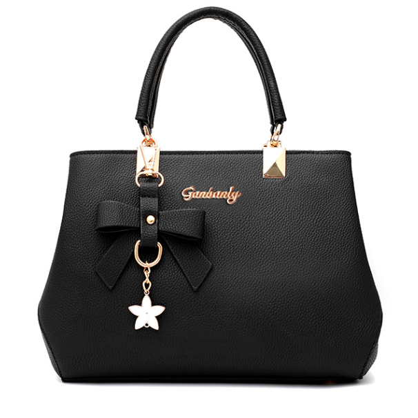 Fashion Woman Bag Lady Wild Shoulder Messenger, Black