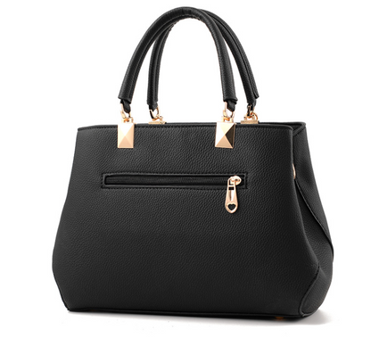 Fashion Woman Bag Lady Wild Shoulder Messenger, Black