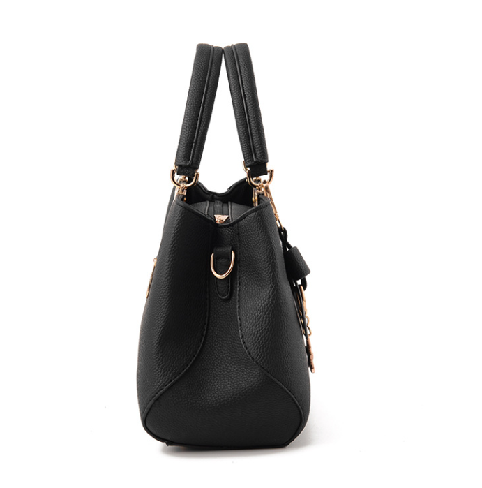Fashion Woman Bag Lady Wild Shoulder Messenger, Black