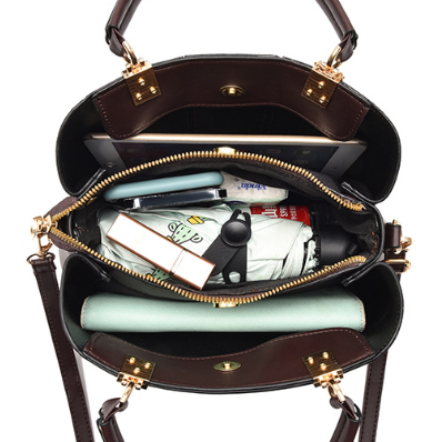3 Compartments Tote Bag for Women