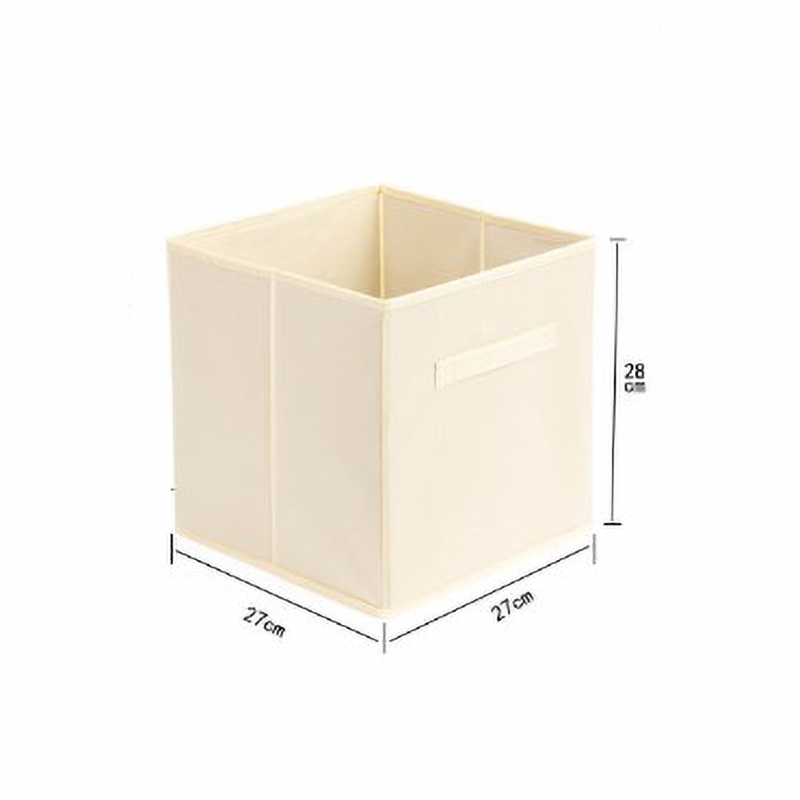 Collapsible Fabric Storage Cubes Organizer Set with Handles 6 Units (3 Color Options)