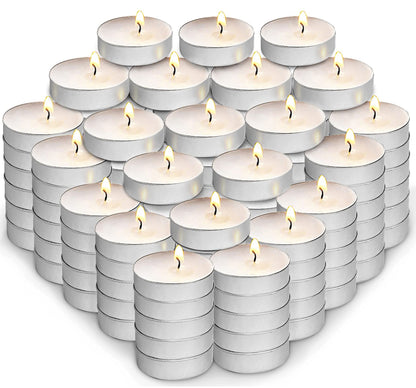 Smokeless Tea Light Candles – 100 Count - Weshop876