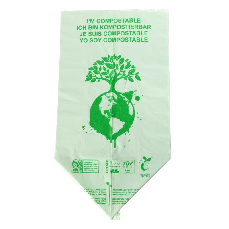 Kitchen Biodegradable Compostable Trash Bags 10L 2.2Gallon 50 Counts - Weshop876