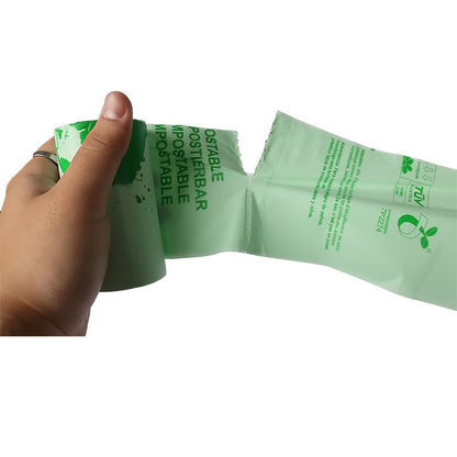 Kitchen Biodegradable Compostable Trash Bags 10L 2.2Gallon 50 Counts - Weshop876