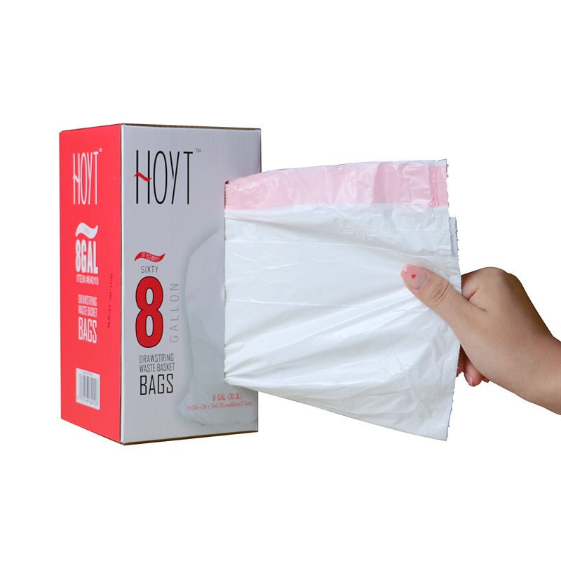 8 GAL/13 GAL/30 GAL Drawstring Trash Bags No - Tear Design Clean Fresh Scent - Weshop876