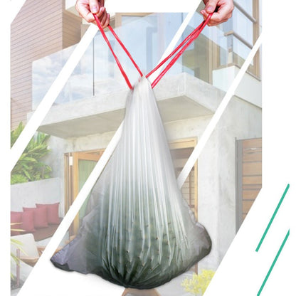 8 GAL/13 GAL/30 GAL Drawstring Trash Bags No - Tear Design Clean Fresh Scent - Weshop876