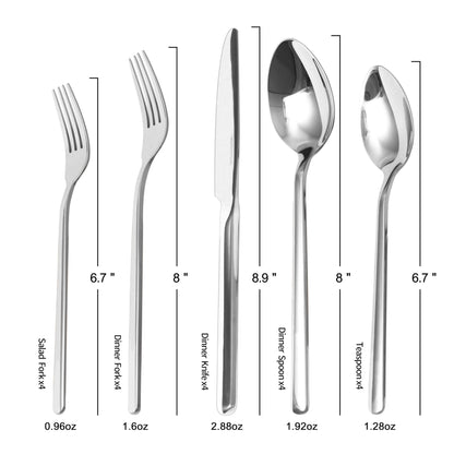 18/10 Stainless Steel Silverware - Weshop876