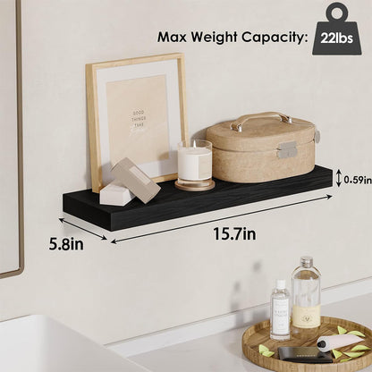 Floating Shelves for Wall Set of 4, 16 Inch