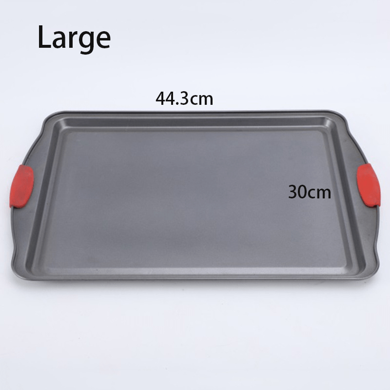 3 - Piece Nonstick Kitchen Oven Baking Pans - Premium & Stylish Non - Stick Steel - Weshop876