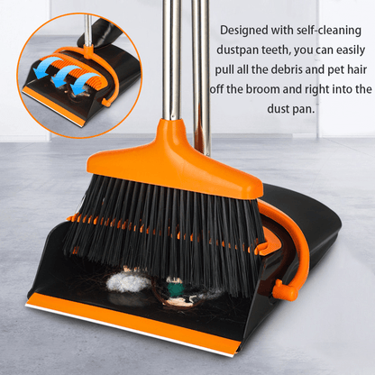 Upgrade Broom and Dustpan Set - Weshop876