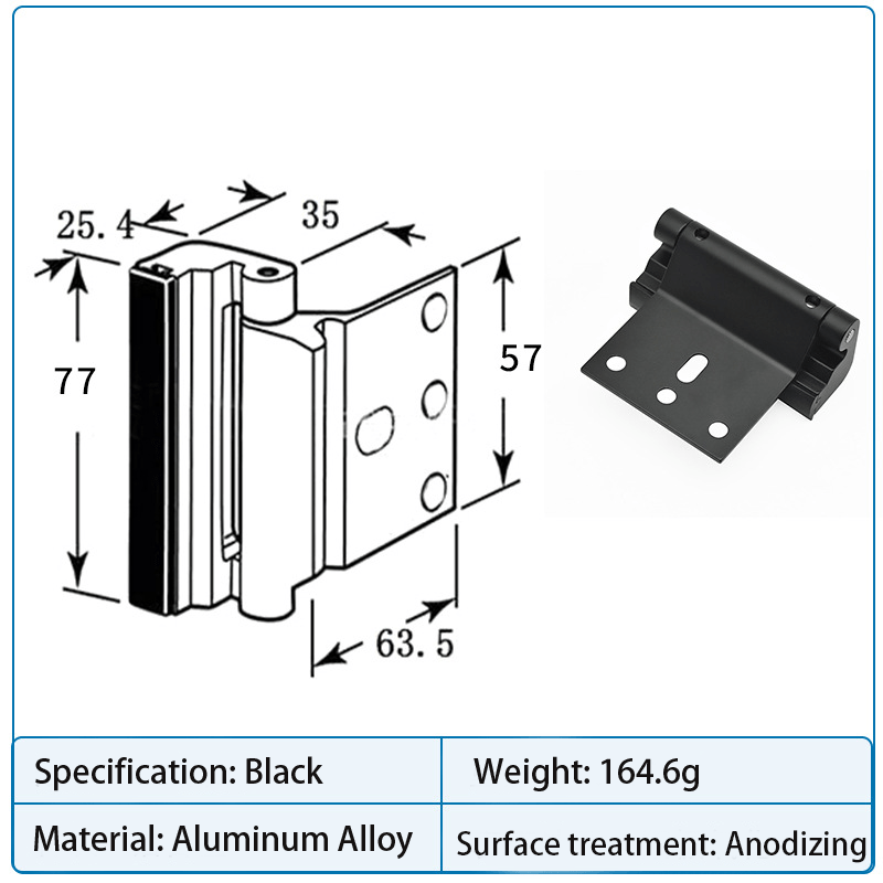 Security Door Reinforcement Lock - Weshop876