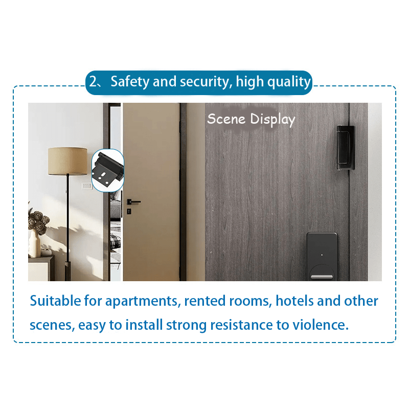 Security Door Reinforcement Lock - Weshop876