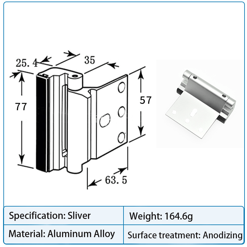 Security Door Reinforcement Lock - Weshop876