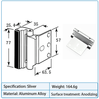 Security Door Reinforcement Lock - Weshop876